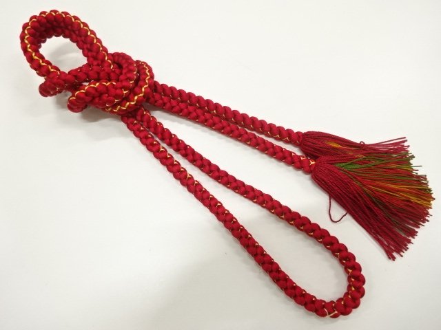 JAPANESE KIMONO / HAND-TIED OBIJIME